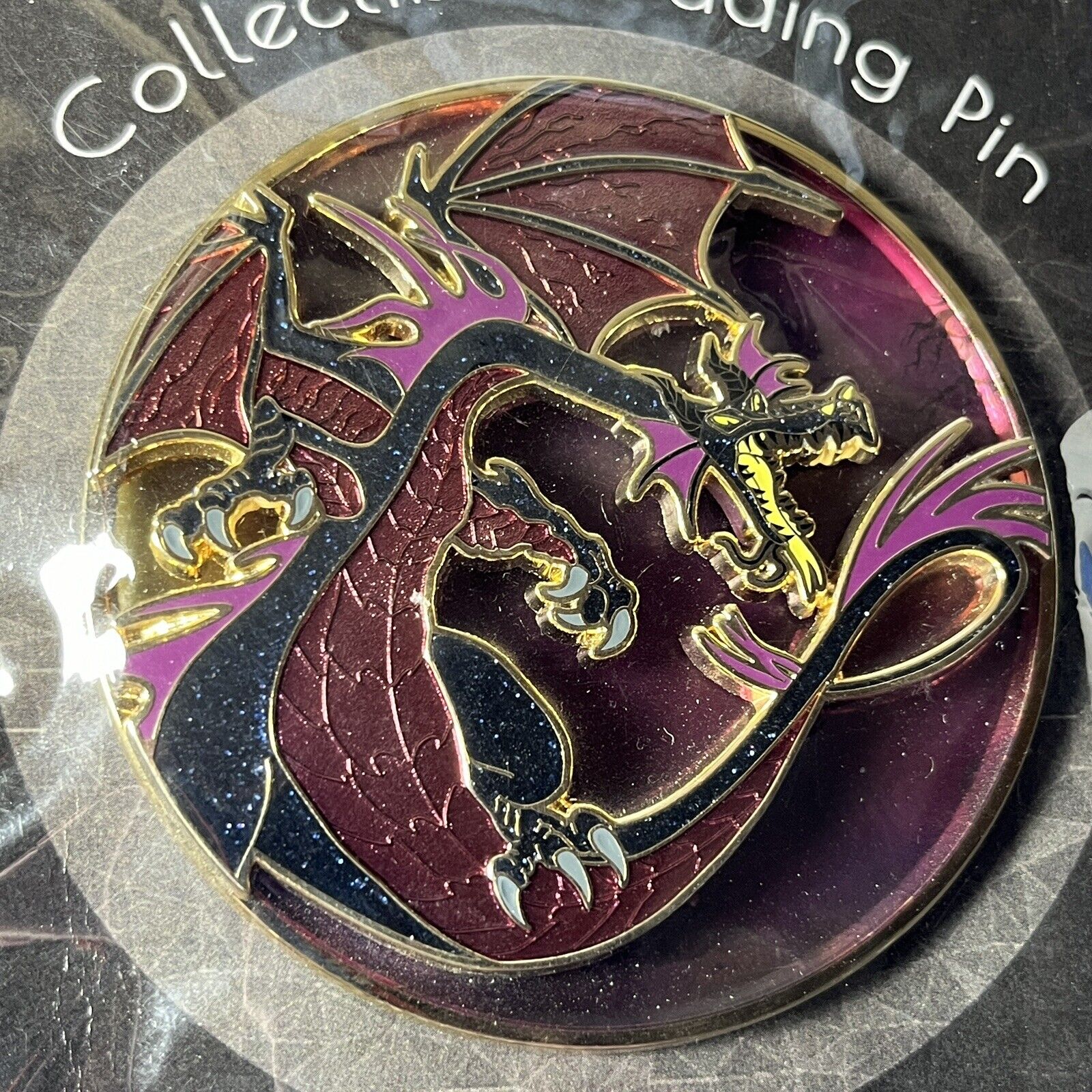 Disney Artland Maleficent Dragon Frosted Glass LE 30 PP Pin Sleeping Beauty  F01