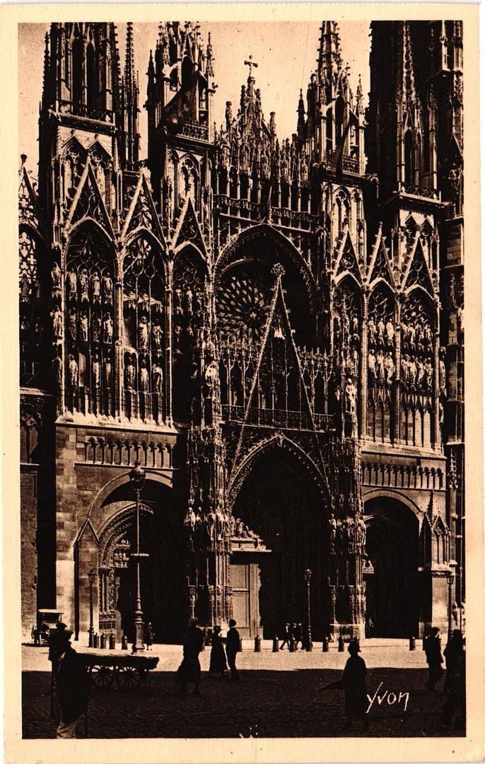 Vintage Postcard- The Cathedral, La Douce, France Early 1900s