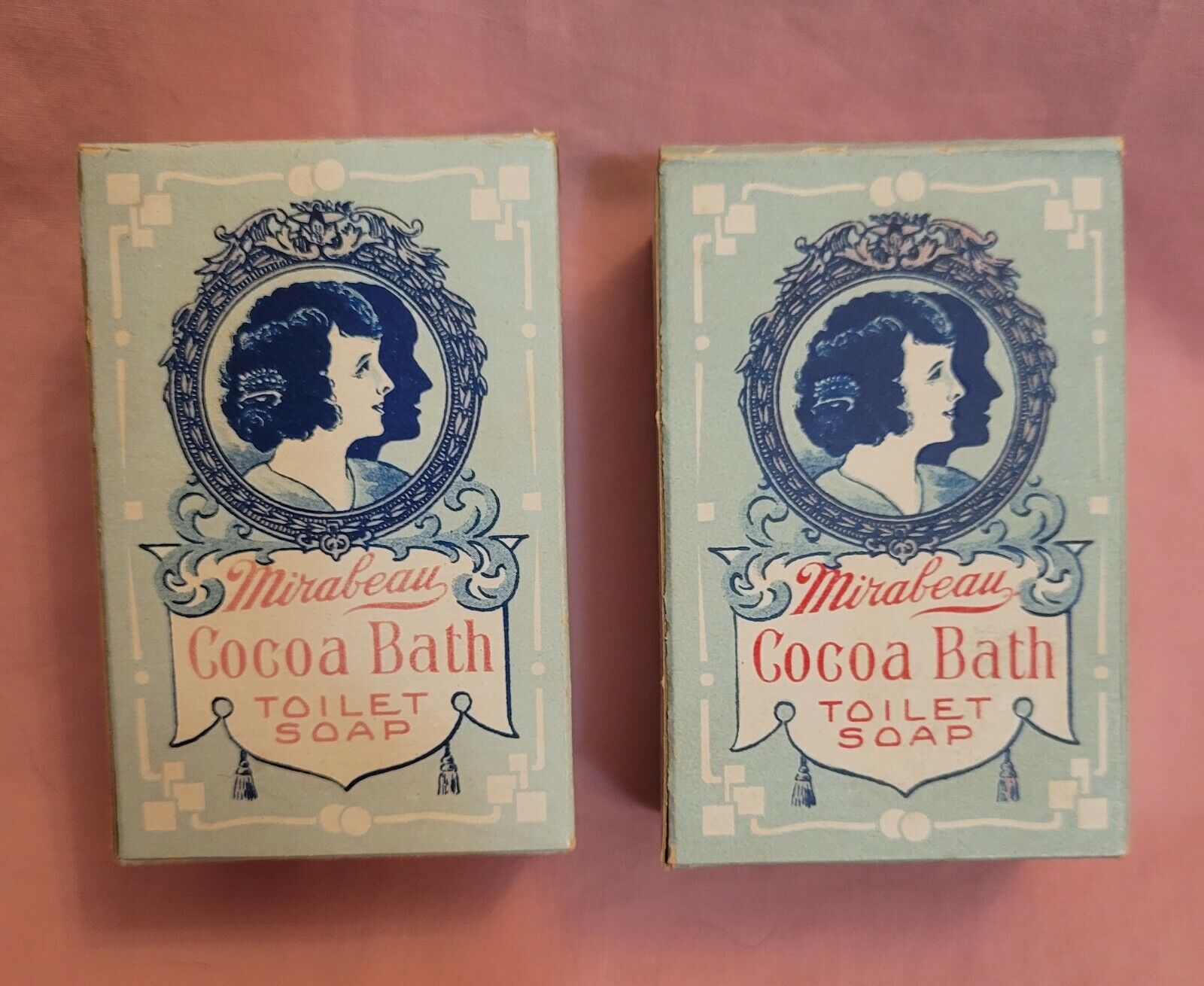 Vintage Mirabeau Cocoa Bath Soap Toilet Soap. Lincoln Chemical Works Chicago USA