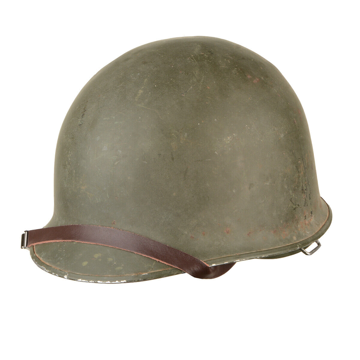 Genuine Original M1 Helm with New Plastic Liner - WW2/Vietnam Reenactment
