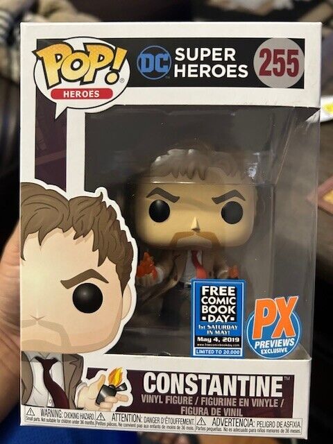 Funko Pop Constantine 255 DC PX Previews Free Comic Book Day Exclusive Movies 