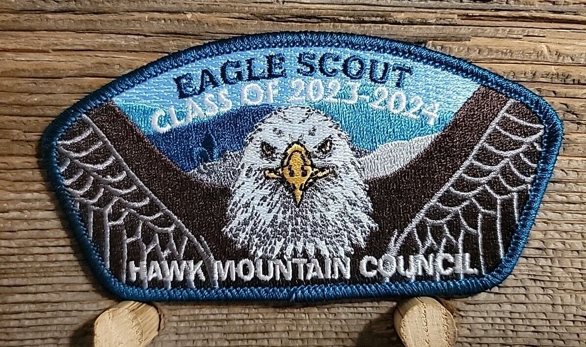 Hawk Mountain Council,New Issue Eagle Scout Csp, Bsa Boy Scout, 100 Issued