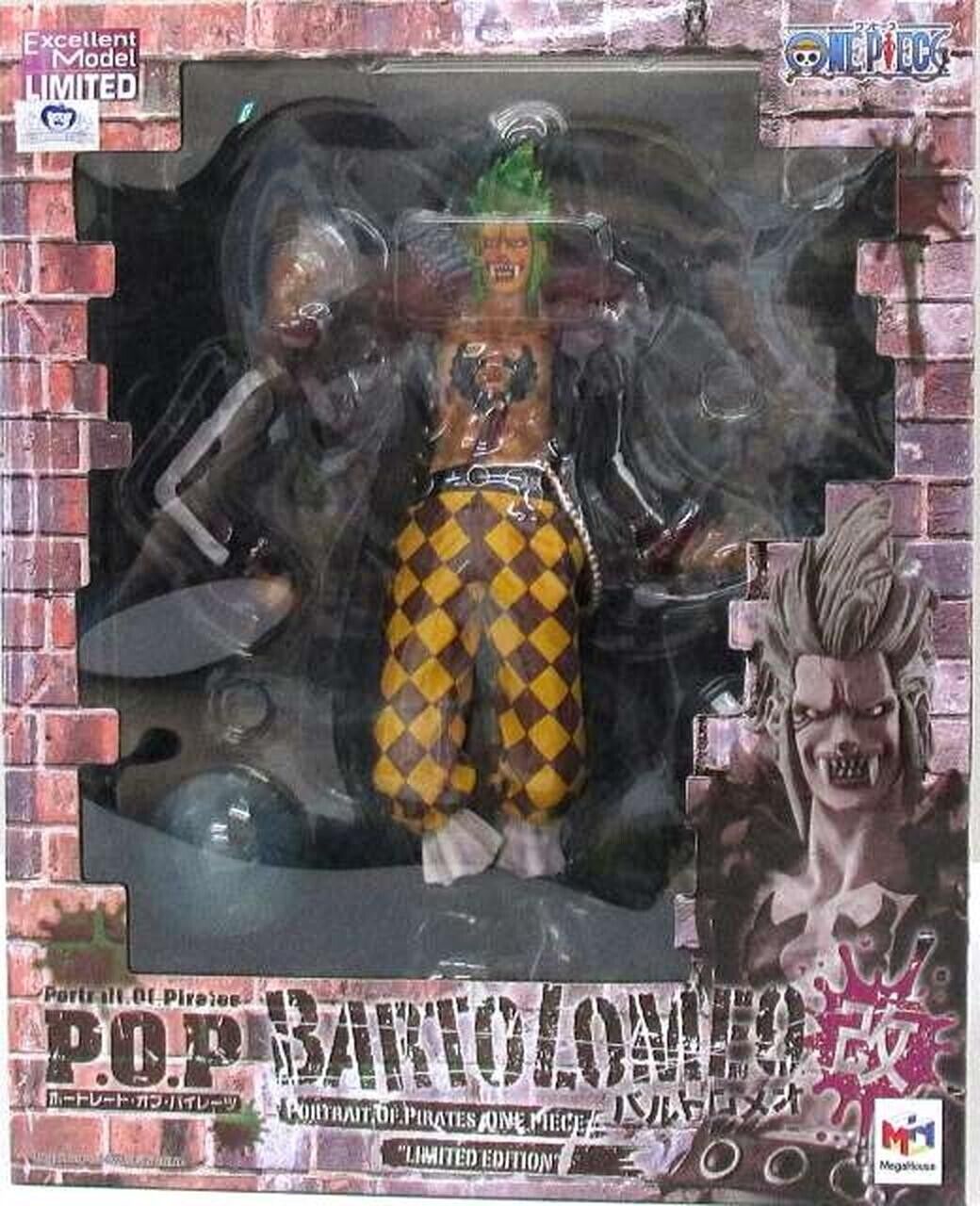 NEW One Piece Excellent Model Limited Portrait.Of.Pirates Bartolomeo from Japan
