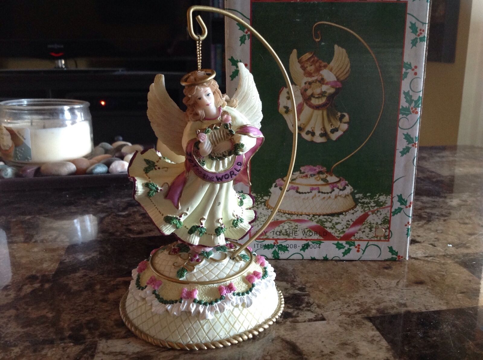 Simson Giftware: Heaven Sent-Joy To the World Angel Figure NEW