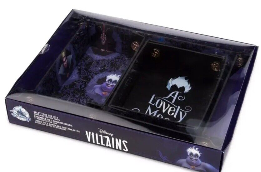 Disney Villains Ursula Jafar Maleficent Valet Tray New With Box