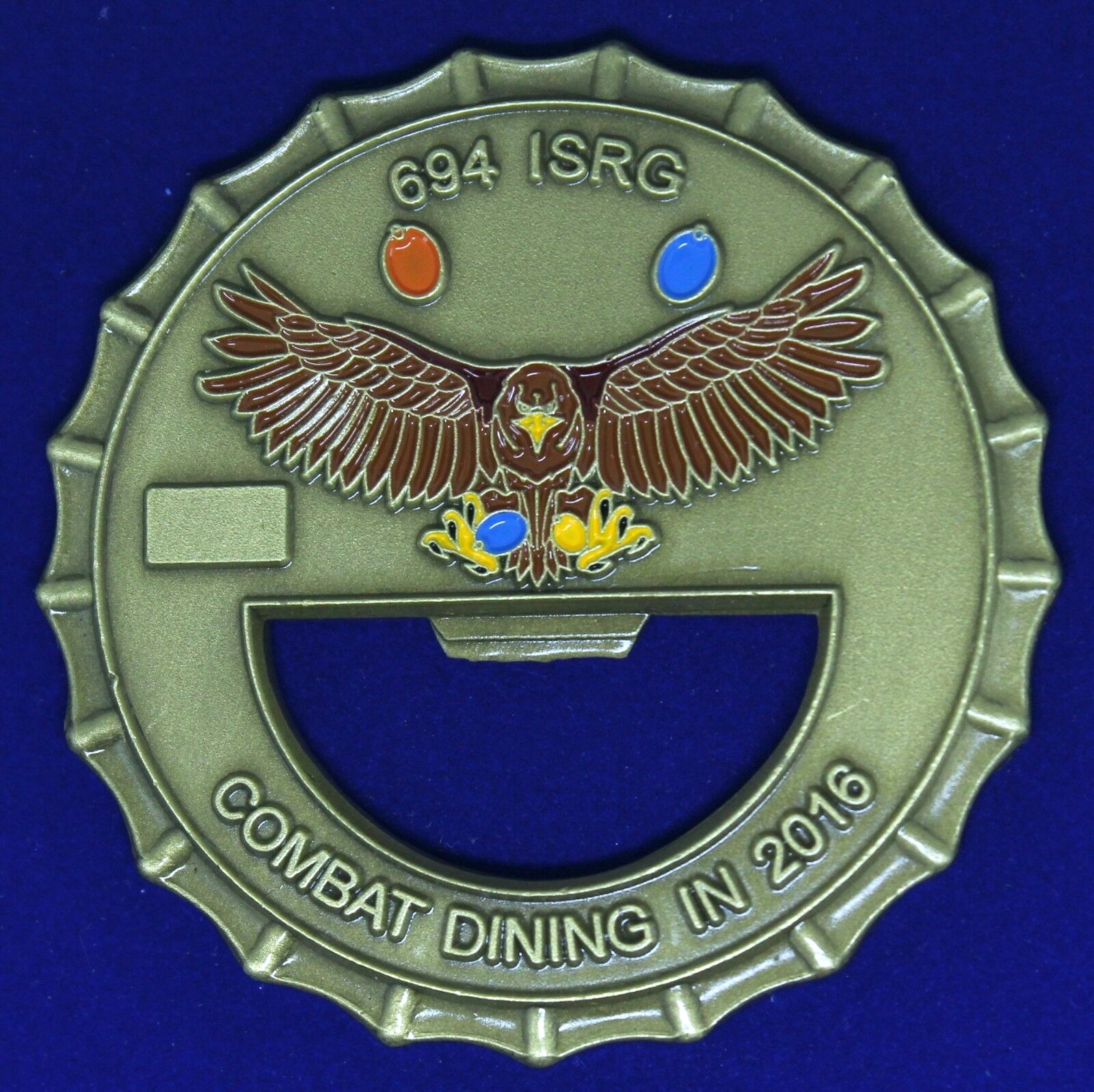 USAF 694th Intelligence Surveillance & Reconnaissance Group Challenge Coin M-12