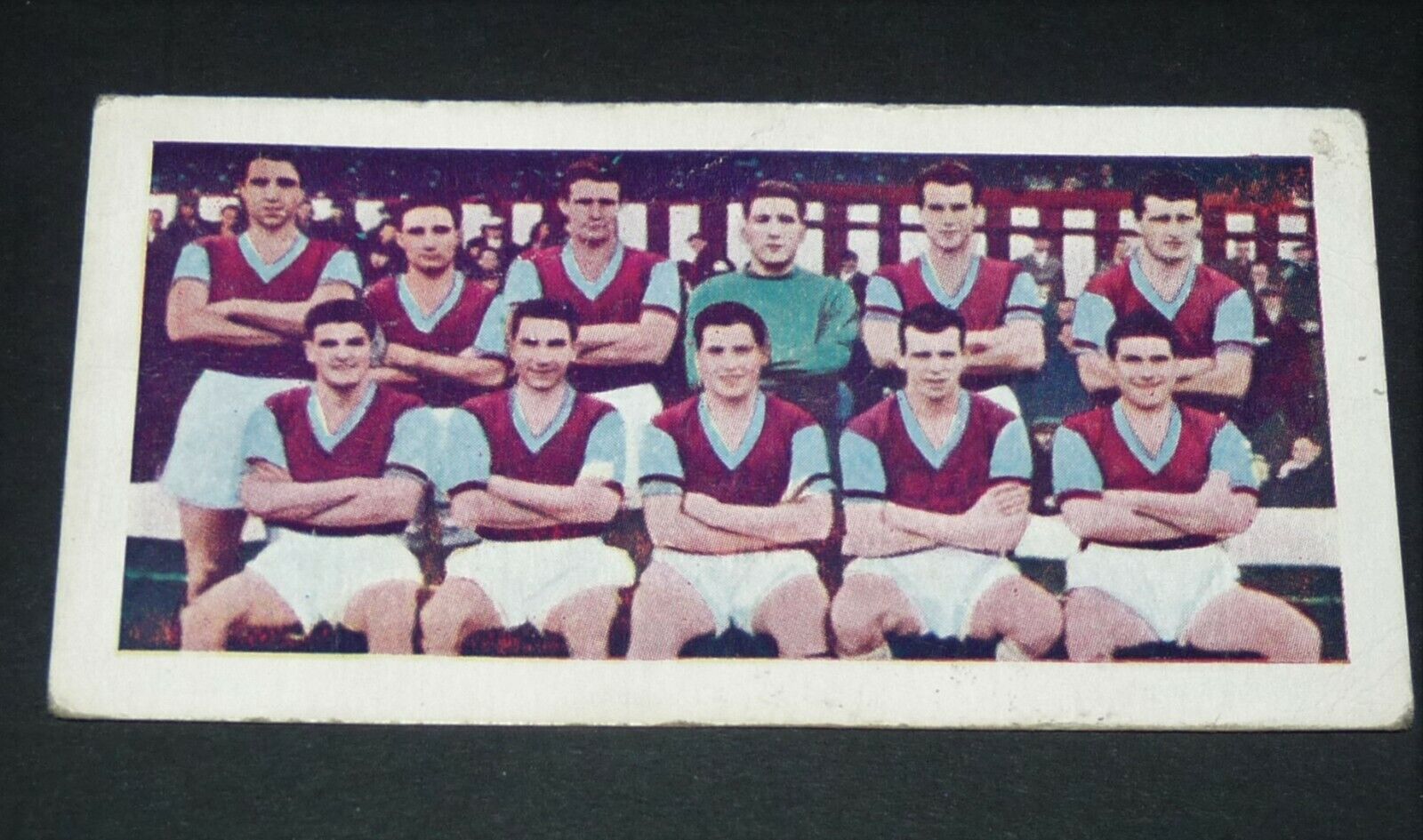 #3 WEST HAM UNITED HAMMERS FOOTBALL BUBBLE GUM CARD 1957 ENGLAND
