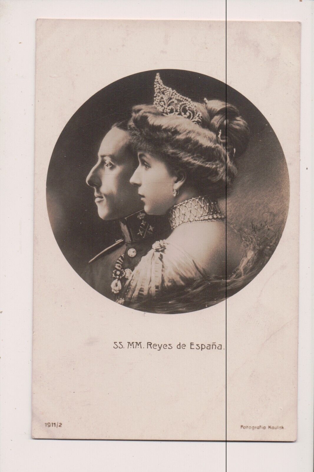 Vintage Postcard King Alphonse XIII & Queen Ena Of Spain