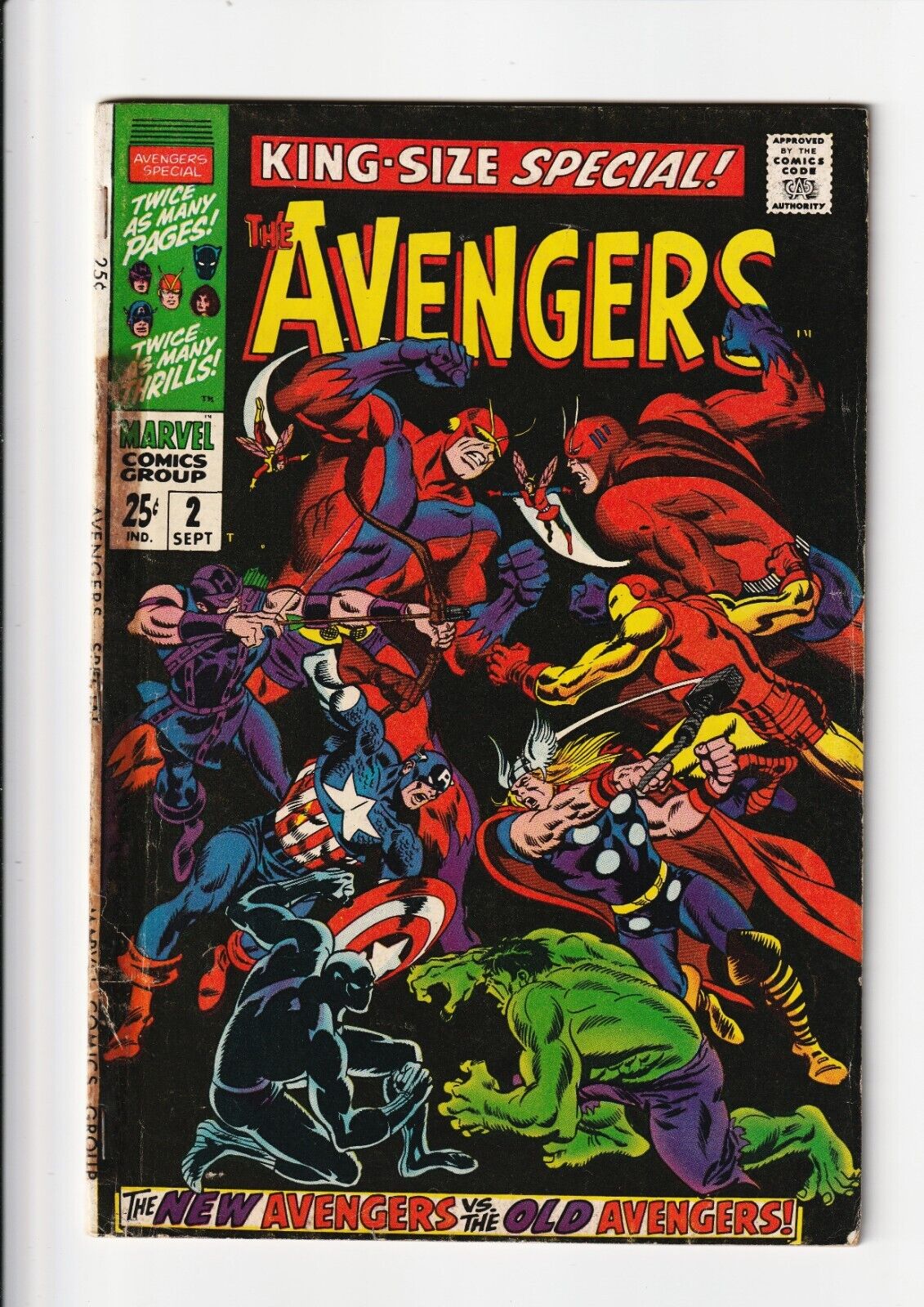 The Avengers King-Size Special #2 Marvel Comics 1968 Silver Age Annual