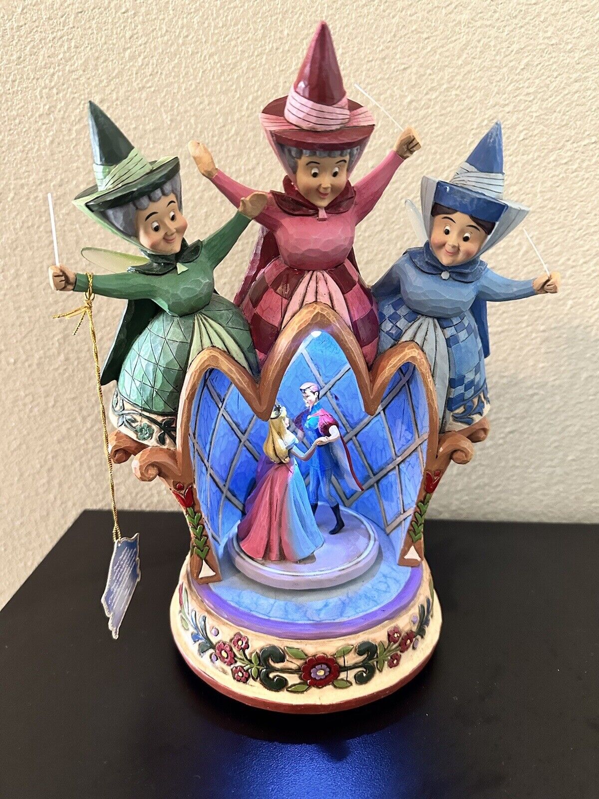 Disney Jim Shore Sleeping Beauty 3 Fairies “A Dance For Dreamers” Figurine