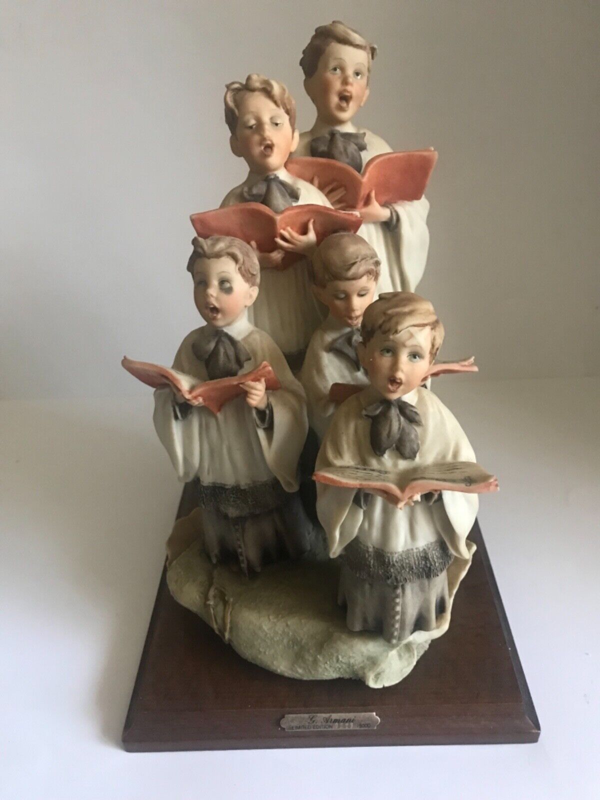 Giuseppe Armani The Choir Boys Sculpture Figurine In Original Box Italy 223/5000