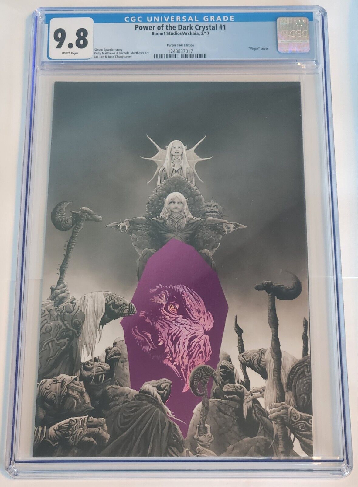 Power of the Dark Crystal #1 Purple Foil Edition CGC 9.8