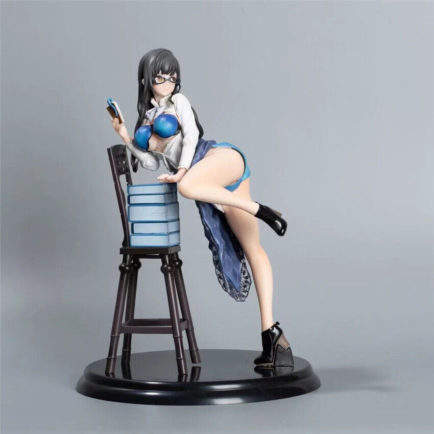 27CM Anime Sexy Library Girl Action Figure 1/7 Adult Collection Model Toys Gift 