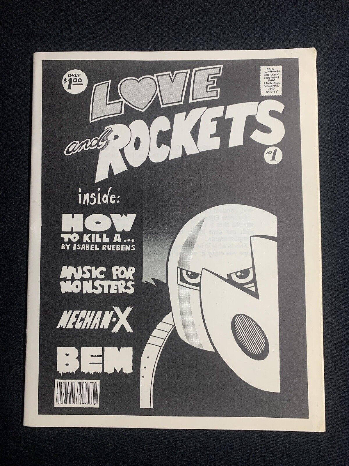 Love and Rockets #1 Hernandez Bros 1981 Jaime Gilbert Hernandez