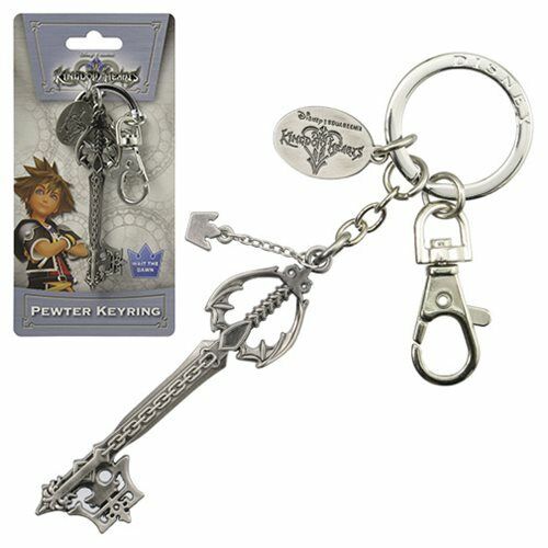 Disney NEW * Oblivion Key Chain * Kingdom Hearts Pewter Metal Keychain Clip