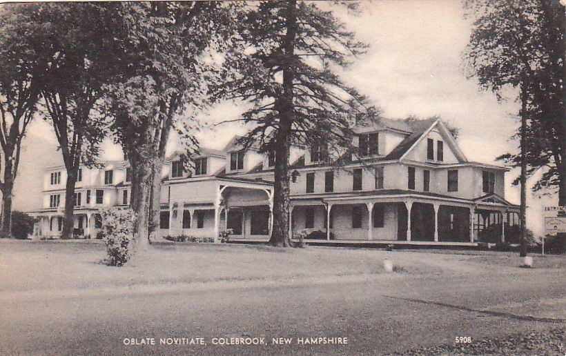  Postcard Oblate Novitiate Colebrook New Hampshire
