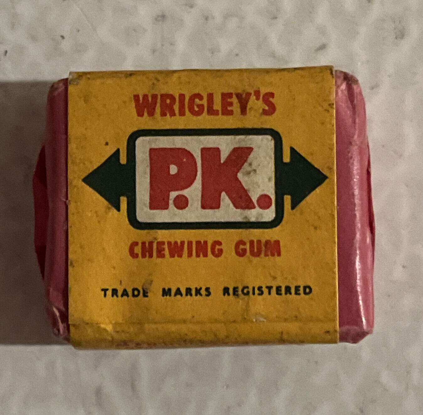 Vintage 1940s Wrigley’s P.K. PK Chewing Gum Piece NOS Unopened Asquith NSW
