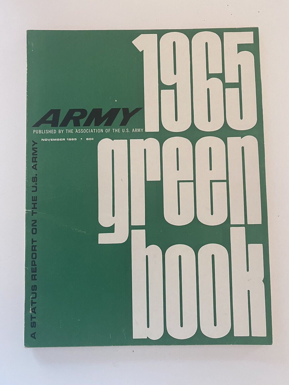Army 1965 November Green Book Magazine