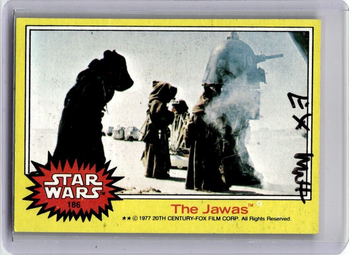 1977 Topps Star Wars Yellow Ex-Mint The Jawas #186