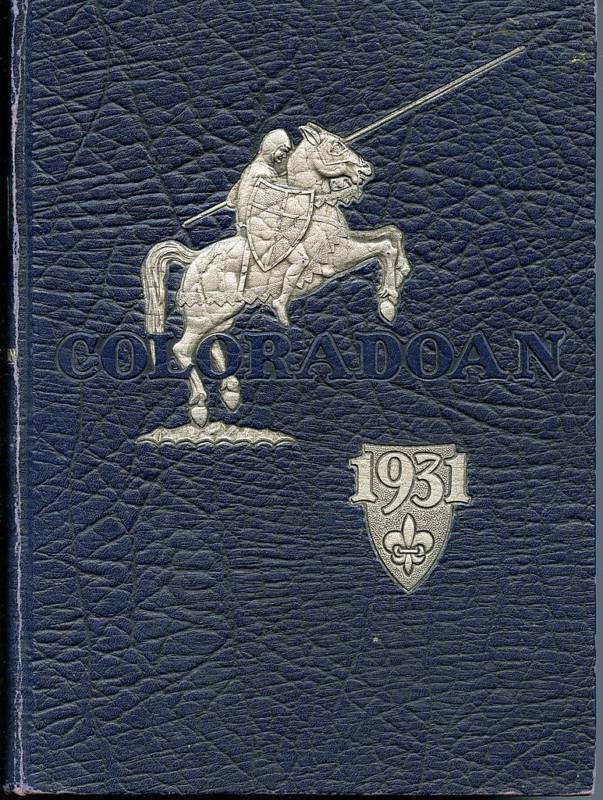 Original 1931 University Colorado Yearbook-CU Boulder-Buffalos  