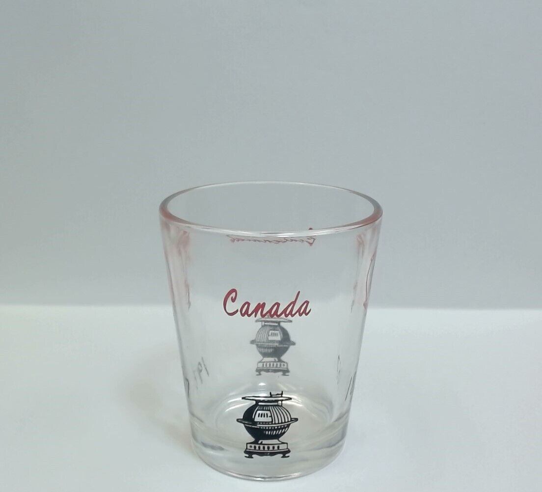 Vintage 1867-1967 Canada Centennial Small Souvenir Glass 3-1/4\