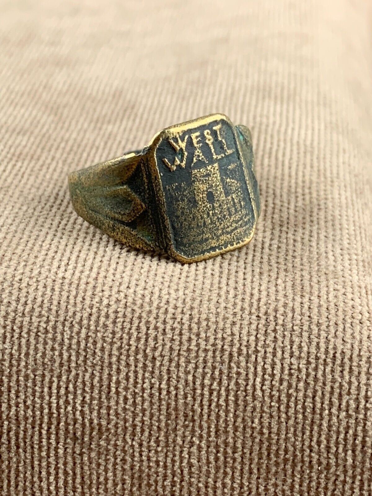 German original WEST WALL ring. Wehrmacht 1936-1945 WWII WW2