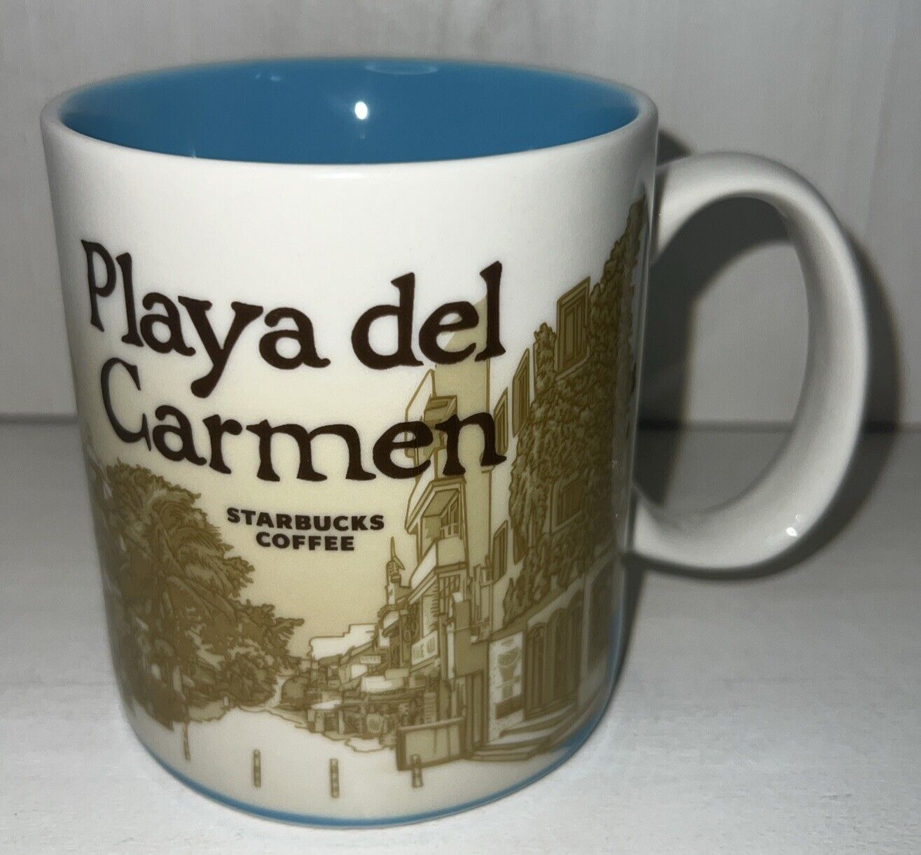 Starbucks Coffee Playa del Carmen 16oz Mug Collector Series  Dated 2016 EUC