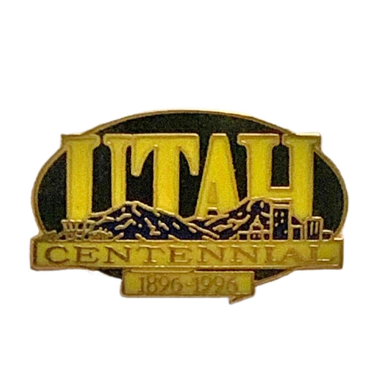 Vintage 1996 Utah Centennial 1896-1996 Souvenir Pin