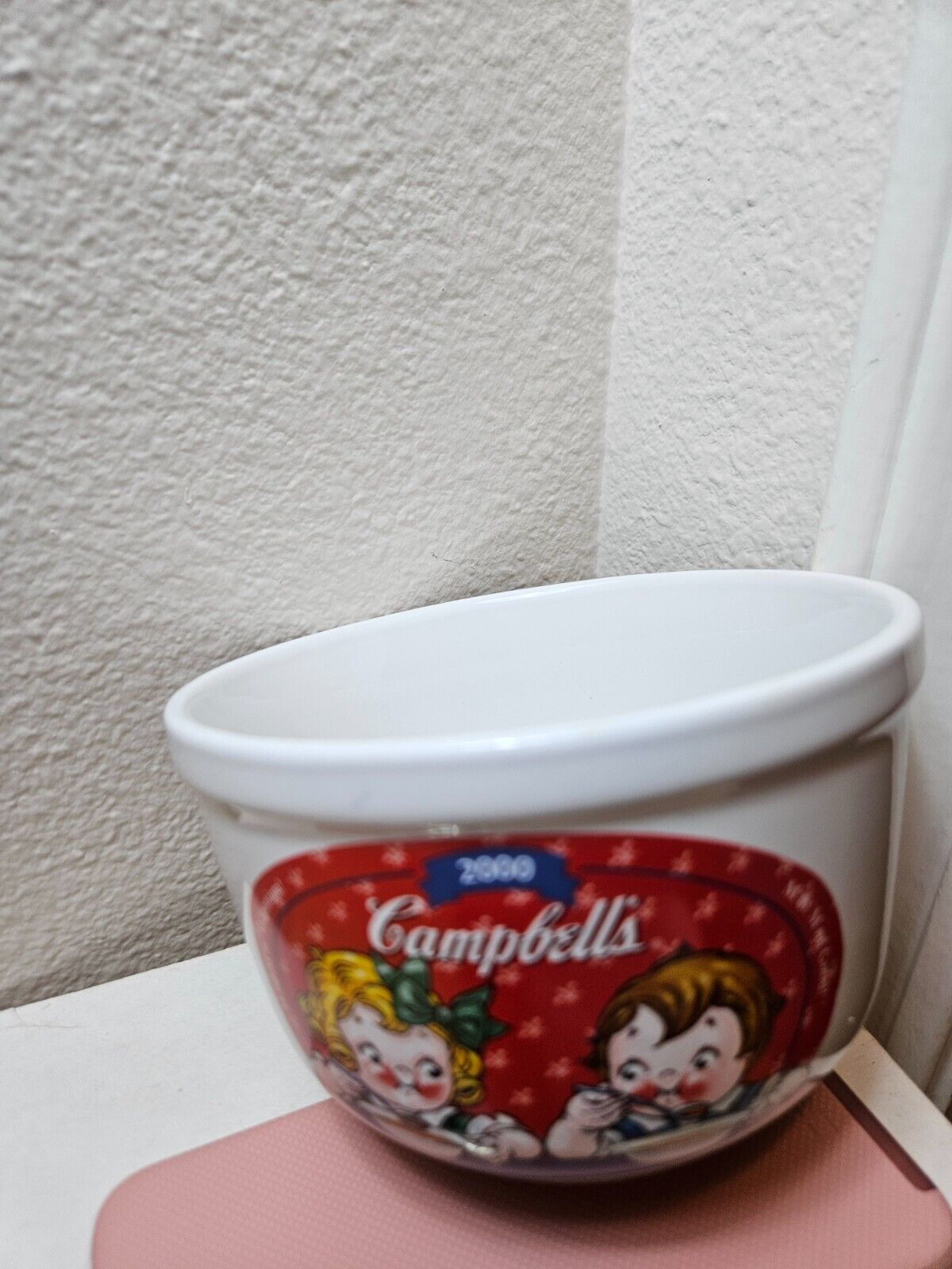 Campbell soup bowls a set of two