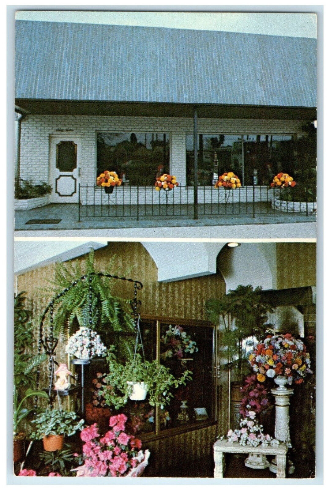 c1950\'s Maywood Florist 6012 Atlantic Maywood California CA Vintage Postcard