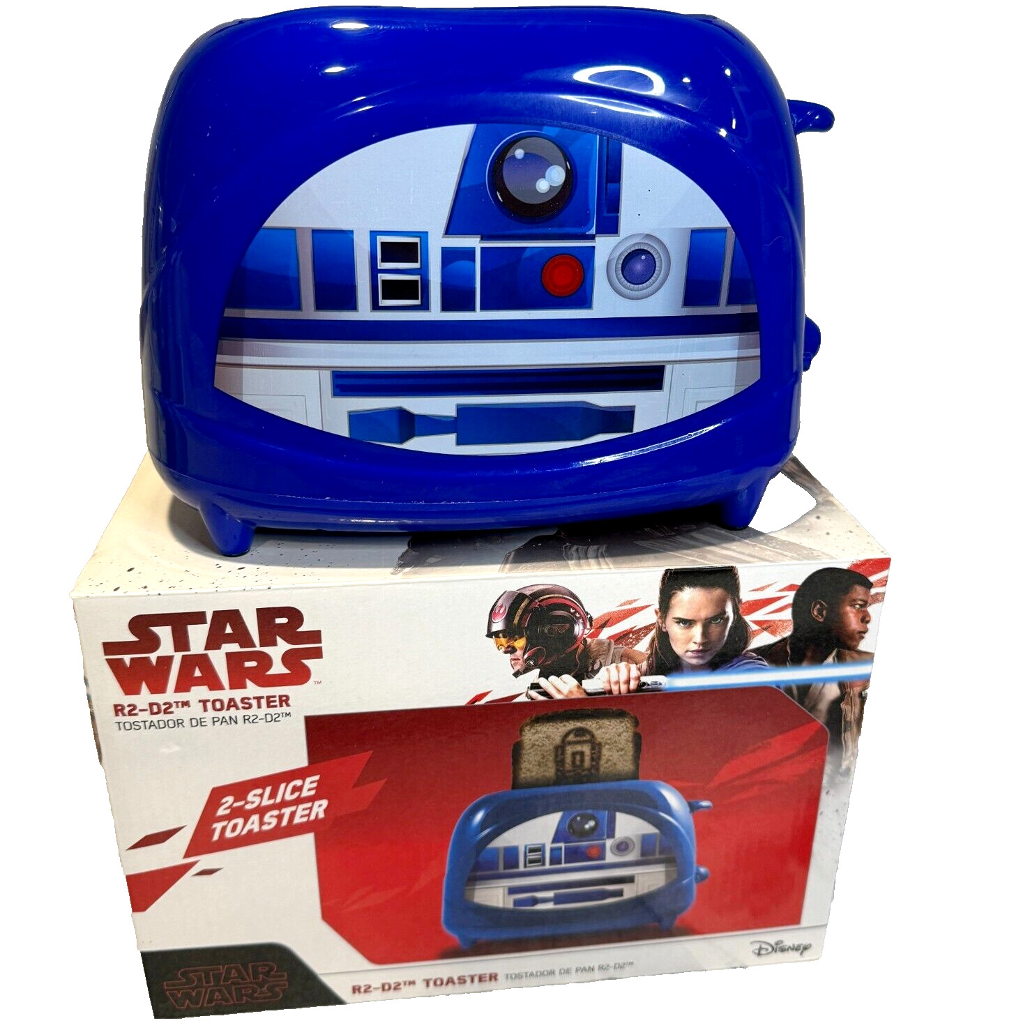 Star Wars R2-D2 Empire 2-Slice Kitchen Bread Toaster, Iconic Droid on Your Toast