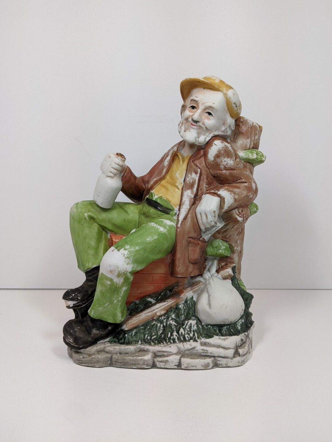 The Tired Old Man Vintage Ceramic Figurine / Statuette - Collector\'s Item  