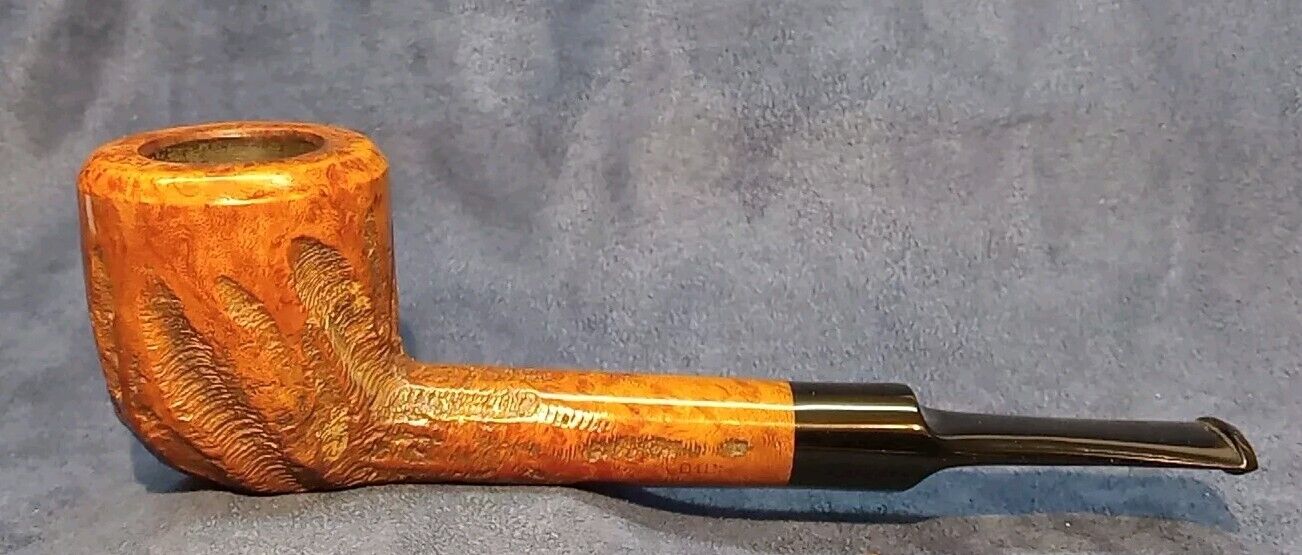 Gorgeous 1930s Courtley/Custom-Bilt 2nd Mincer Era Rusticated Tobacco  pipe 
