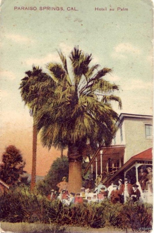 HOTEL AU PALM  PARAISO SPRINGS, CA 1909