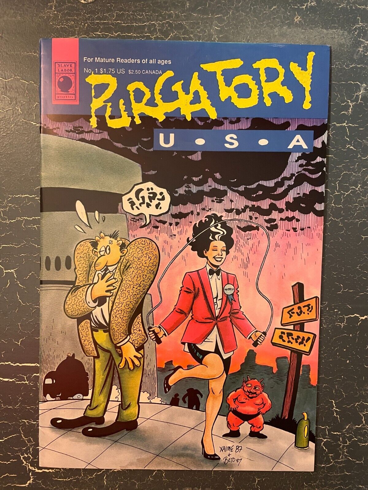 Purgatory USA #1 Lowlife 1 Slave Labor Graphics 1st published Ed Brubaker Comic