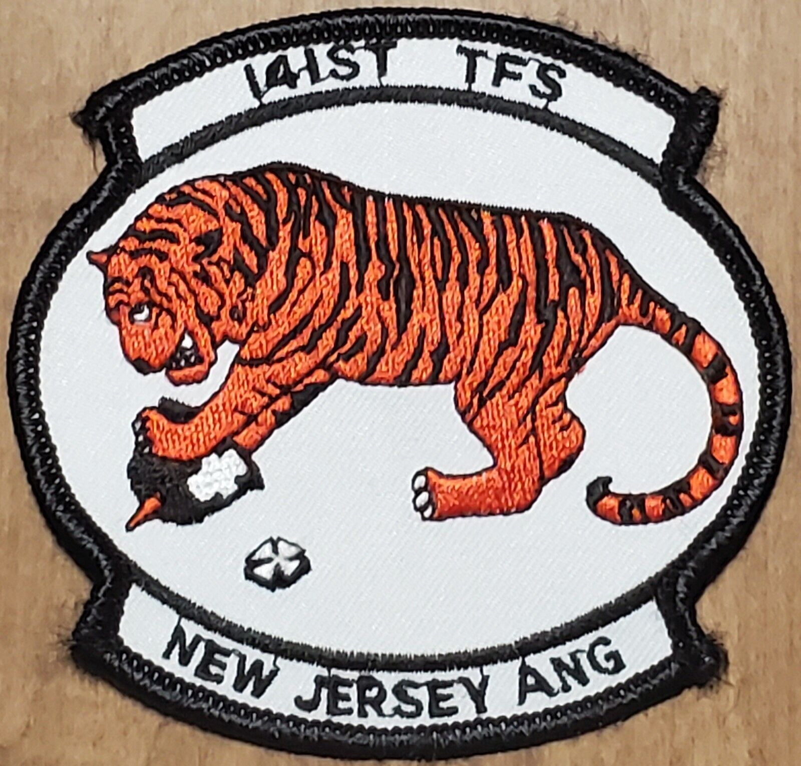 VINTAGE USAF F-4 NEW JERSEY ANG 141st TACTICAL FIGHTER SQUADRON PATCH COLOR ORIG