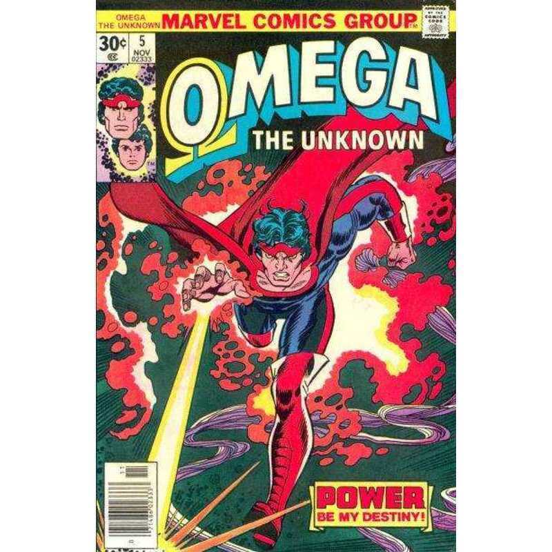 Omega the Unknown (1976 series) #5 in Fine minus condition. Marvel comics [t.