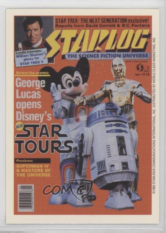 1993 Starlog Magazine Star Tours #62 00qc