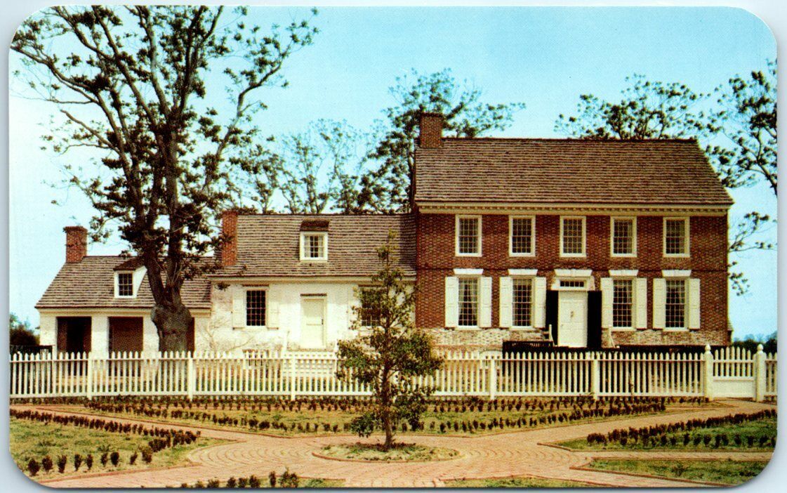 Postcard - The John Dickinson Mansion - Dover, Delaware