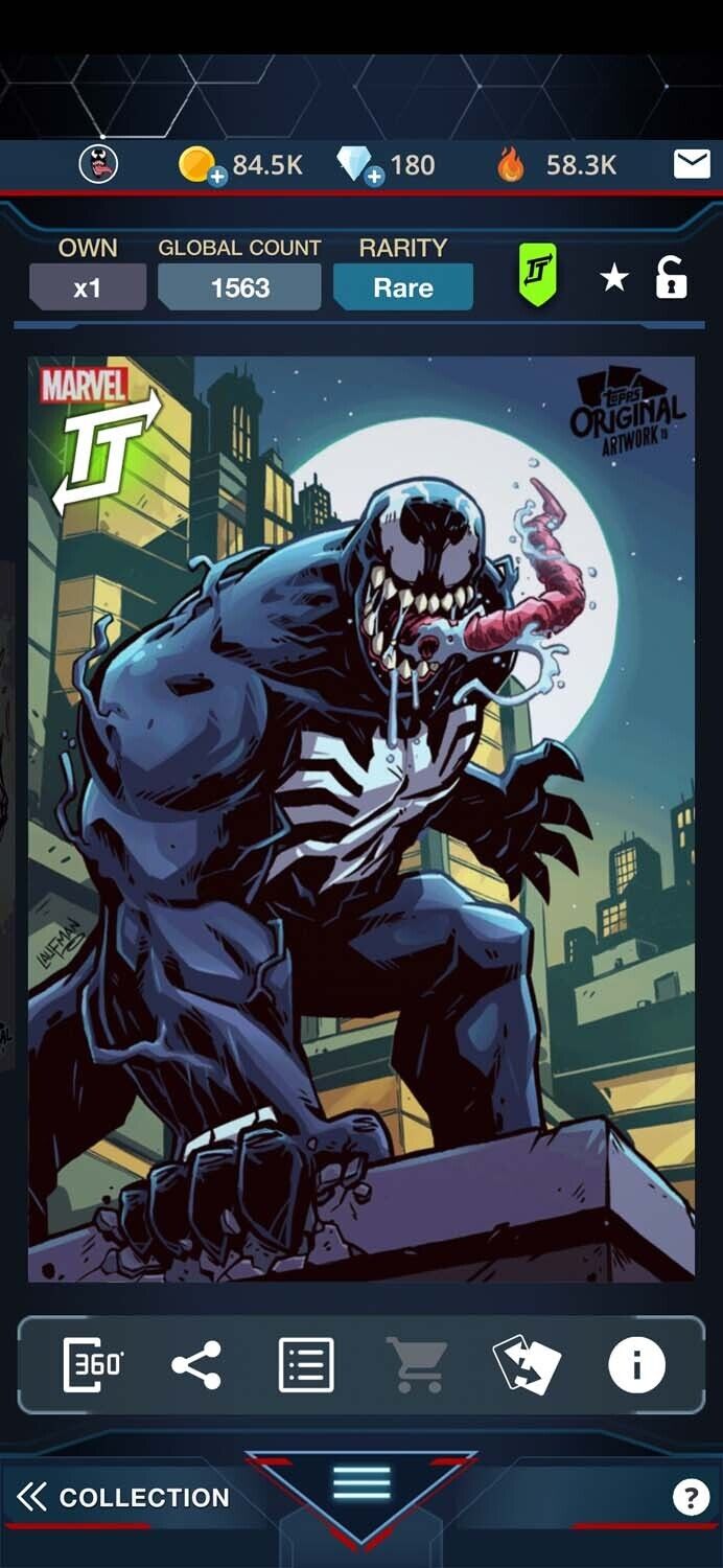 Topps Marvel Collect Venom 2019 Original Artwork Sinister Six Derek Laufman