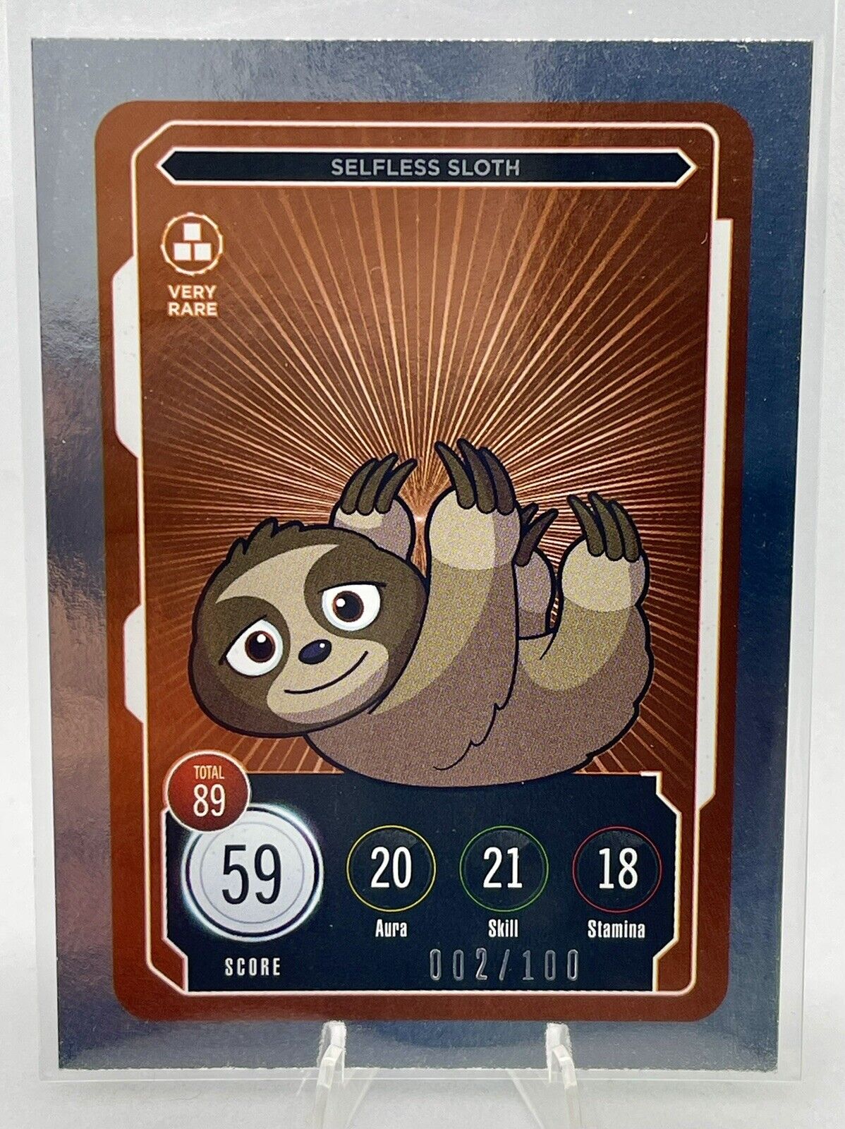 Veefriends Compete and Collect - Selfless Sloth - Very Rare 2/100 