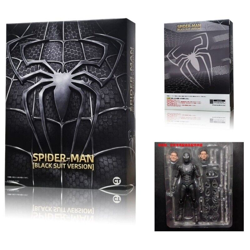 S.H.Figuarts Spider-Man No Way Home Black Suit Ver Figure Tobey Maguire Pre-sale