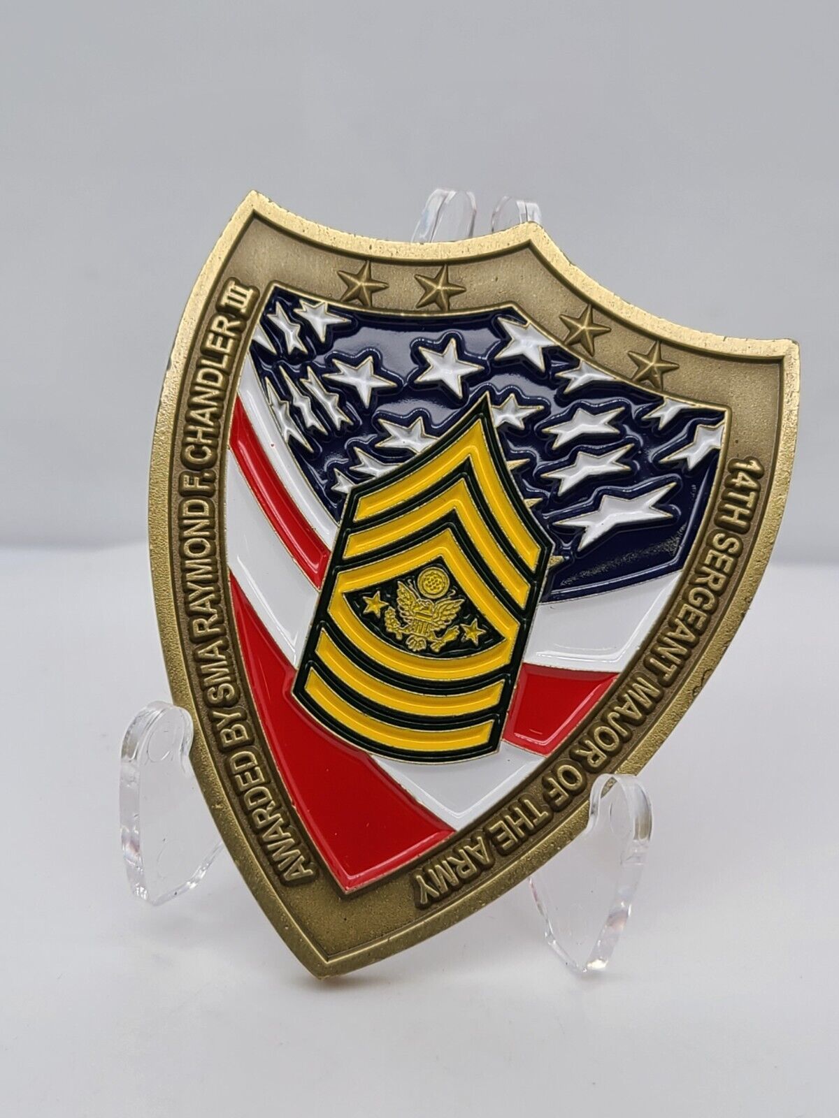 12th Sergeant Major of the Army Jack L. Tiley Challenge Coin A31