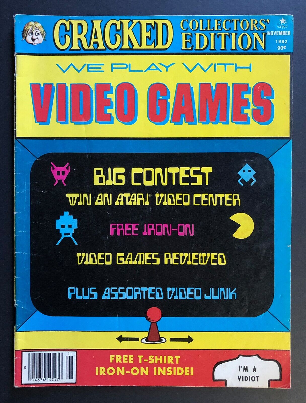 Cracked Collectors' Edition Magazine VIDEO GAMES 1982 Pac-Man Atari Arcade 1980s