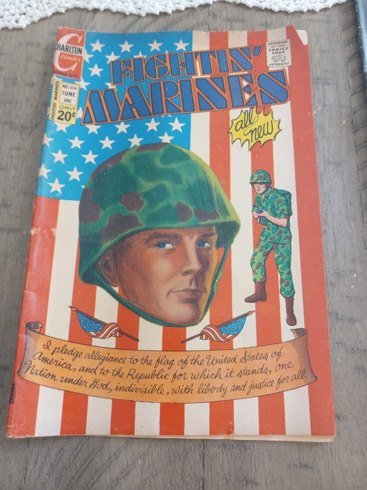 Vintage Military Comic Book