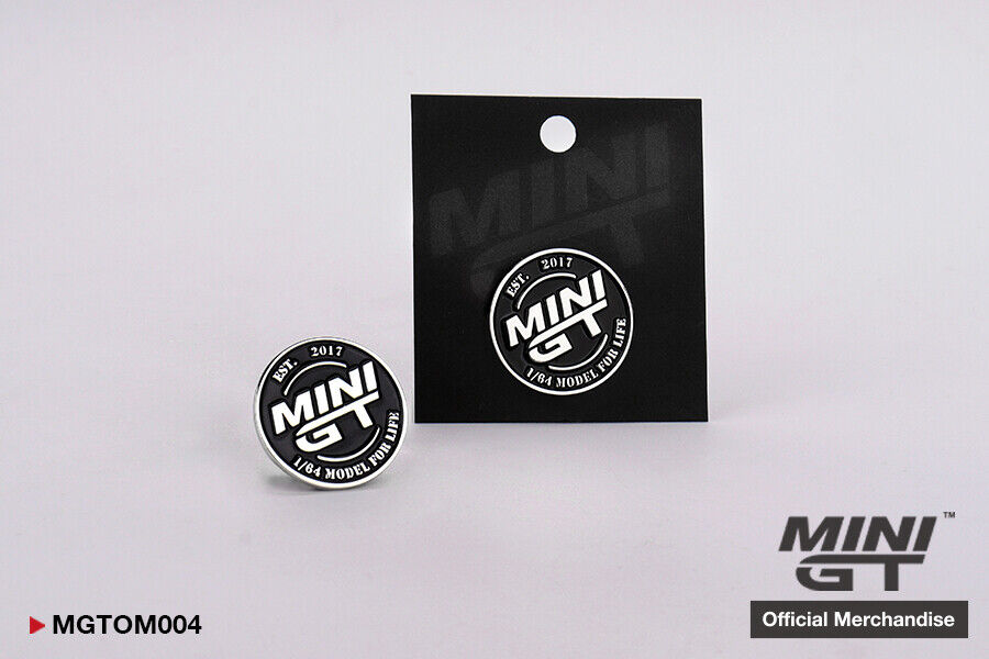 (In Stock) MINI GT Round Logo Pin (2.45 cm) Official MGTOM004