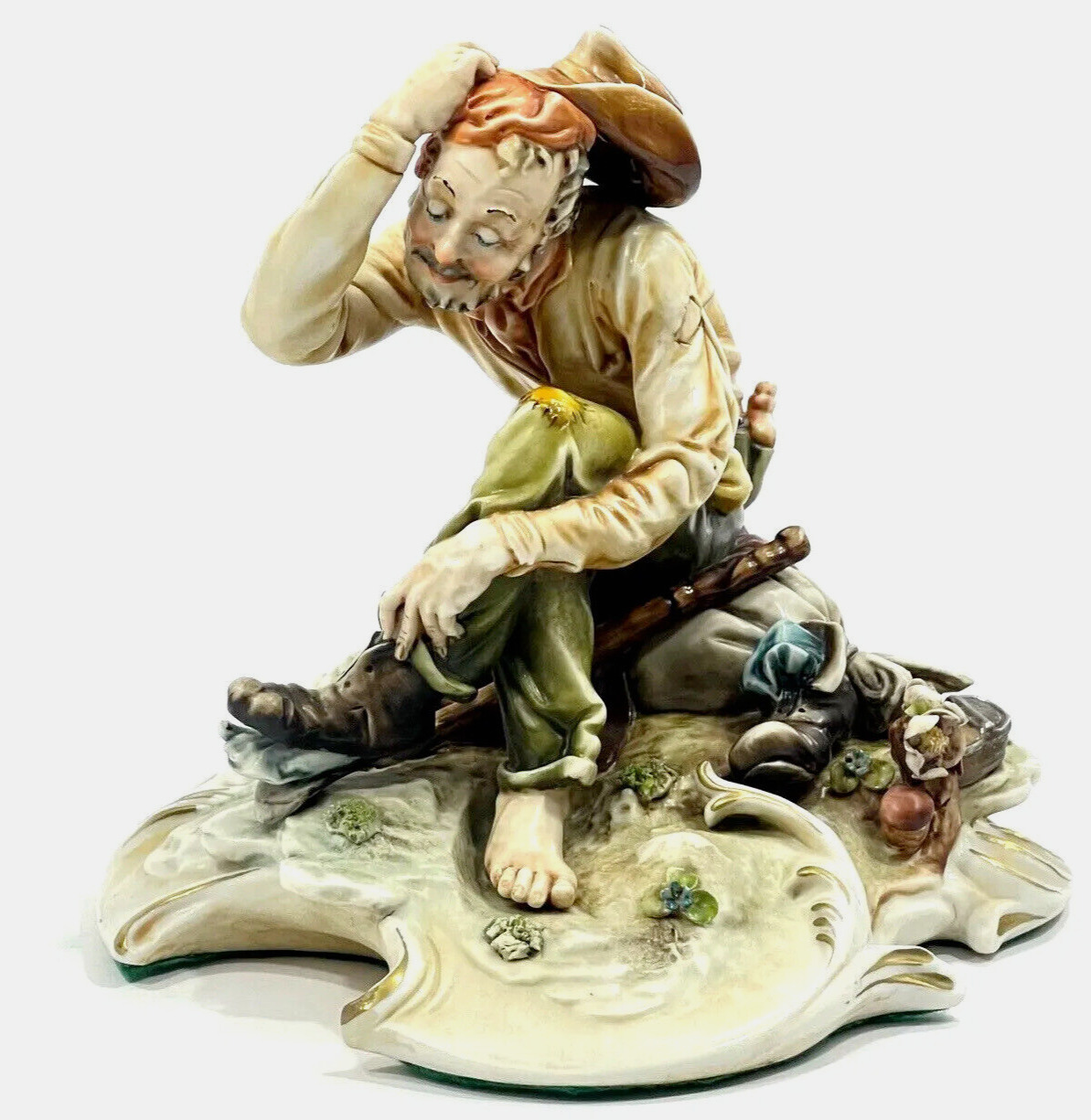 Antonio Borsato Cowboy Figure Decorative Collectible Art Foot Loose Milano Italy