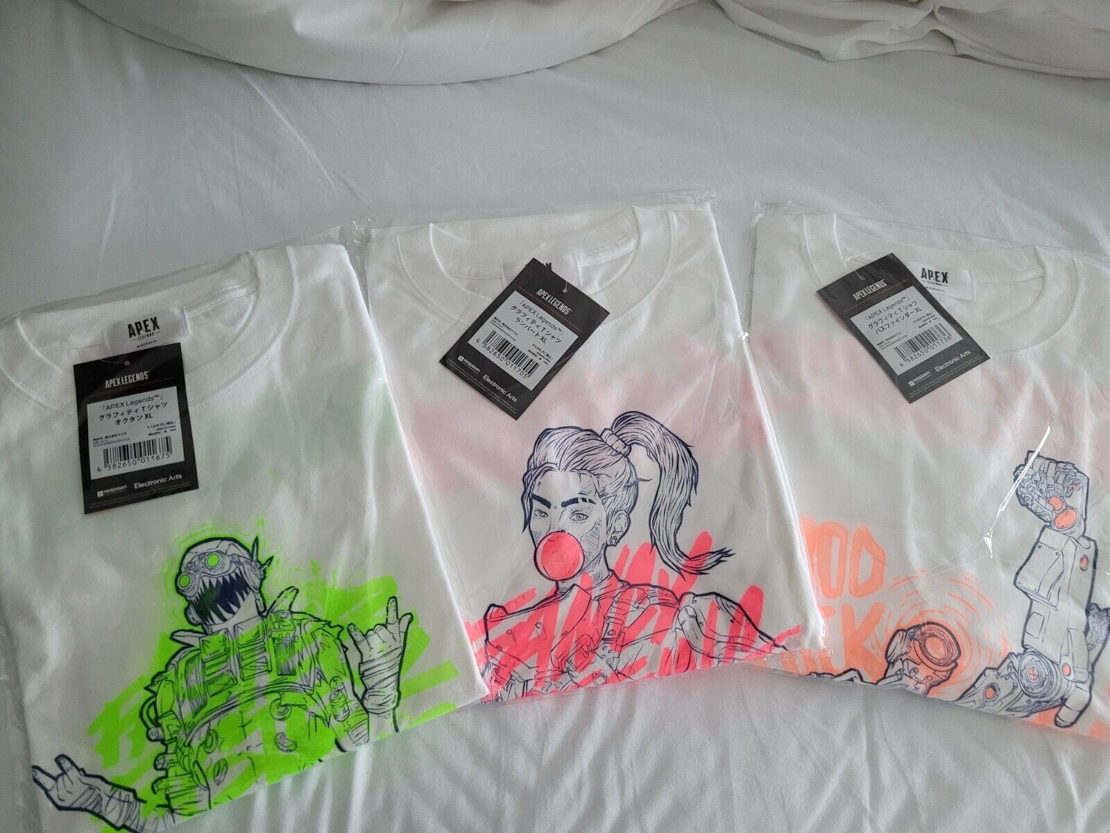Apex Legends Japan Vault store exclusive limited T shirts - set of 3