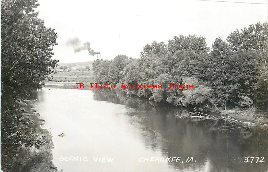 IA, Cherokee, Iowa, RPPC, Scenic View, LL Cook Photo No 3772