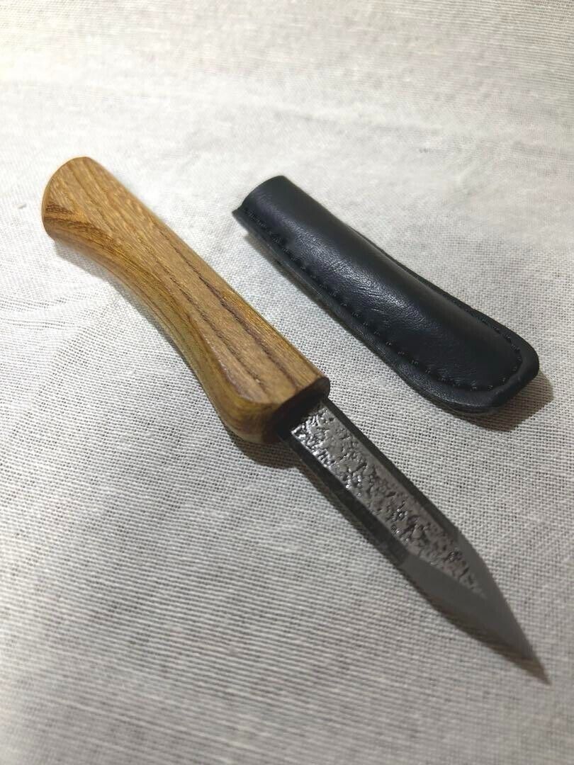 Marking Knife Japanese Kiridashi Kogatana 55mm / 150mm Aogami #2 Hammered Mark